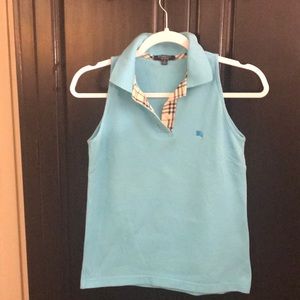 Sleeveless Burberry top